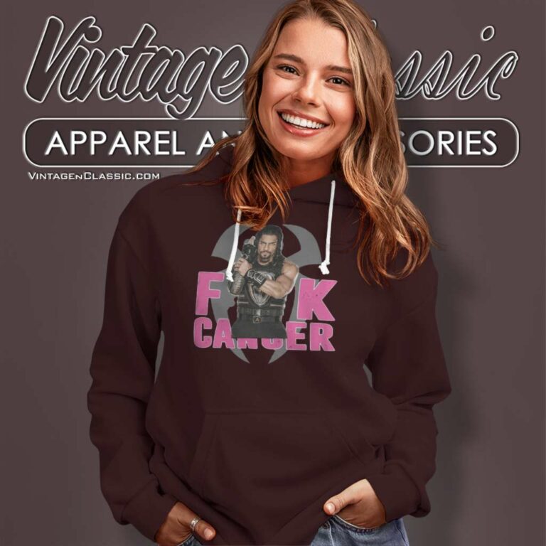Roman Reigns Fuck Cancer Hoodie Roman Reigns Fuck Cancer Hoodie