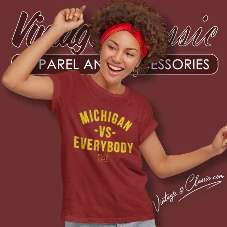 Roman Wilson Michigan Vs Everybody Women TShirt Roman Wilson Michigan Vs Everybody Women TShirt