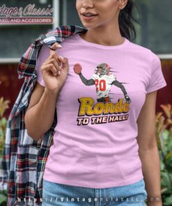 Ronde Barber To The Hall Tampa Bay Buccaneers Women TShirt