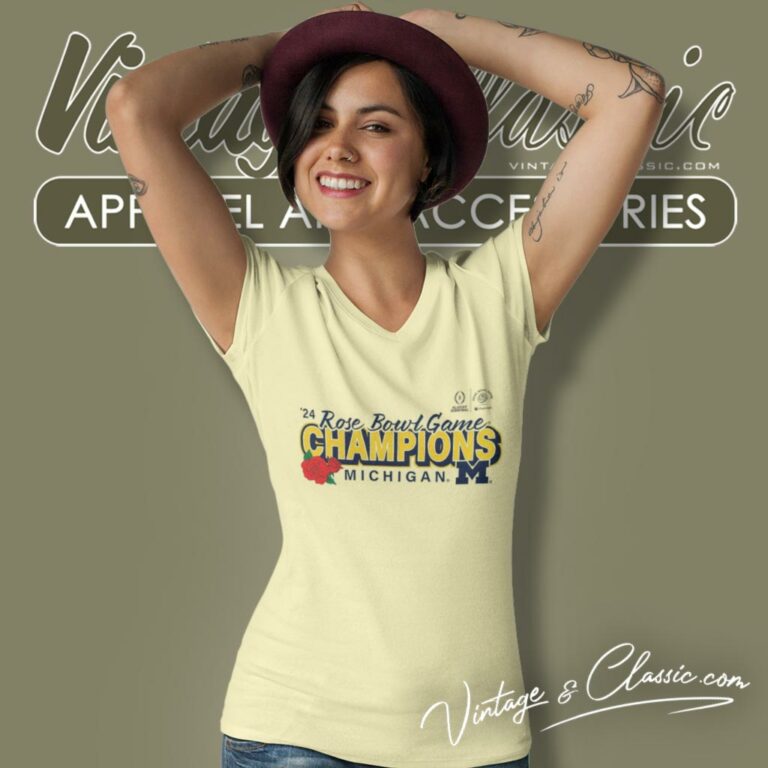 Rose Bowl Champions Shirt Michigan Wolverines 2024 Superior Ability V Neck TShirt Rose Bowl Champions Shirt Michigan Wolverines 2024 Superior Ability V Neck TShirt