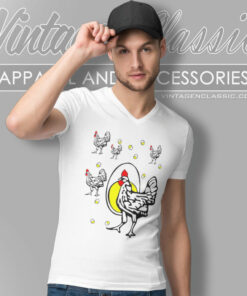 Roseanne Chicken Shirt Funny Roseanne Barr V Neck TShirt