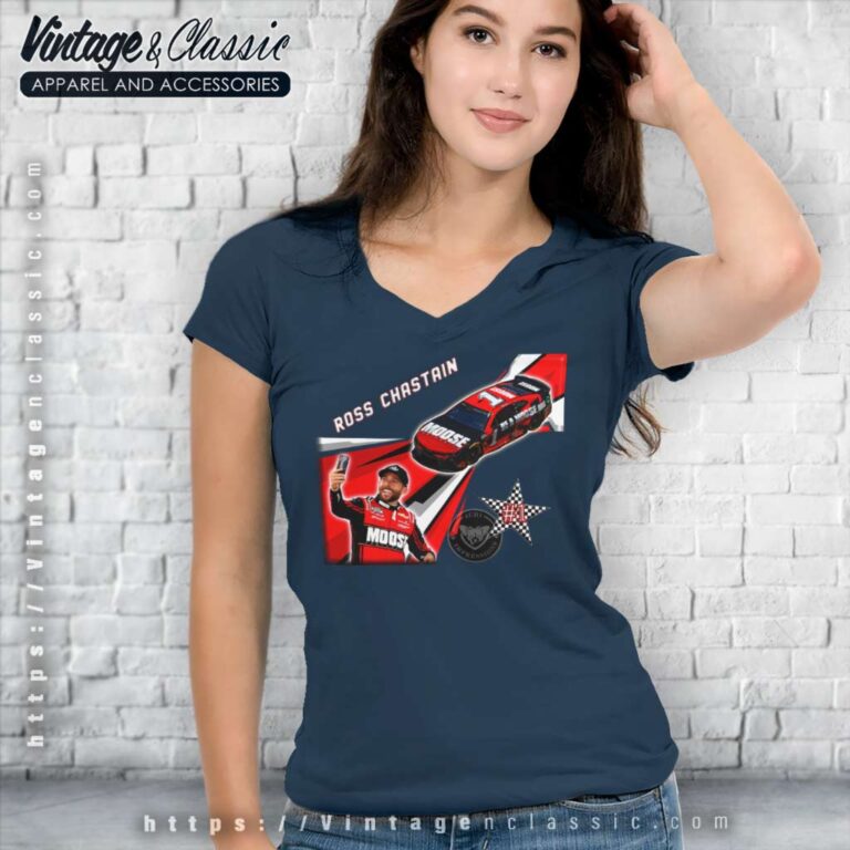 Ross Chastain Nascar Driver V Neck TShirt Ross Chastain Nascar Driver V Neck TShirt