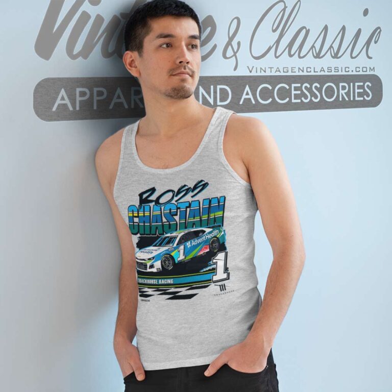 Ross Chastain Trackhouse Racing Tank Top Racerback Ross Chastain Trackhouse Racing Tank Top Racerback