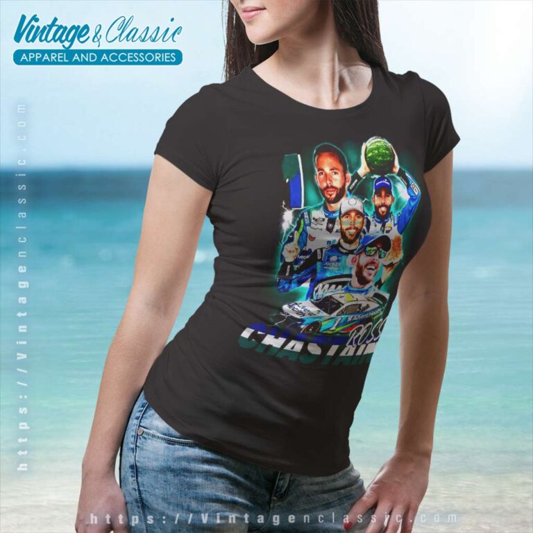 Ross Chastain Vintage Melon Racing Women TShirt Ross Chastain Vintage Melon Racing Women TShirt