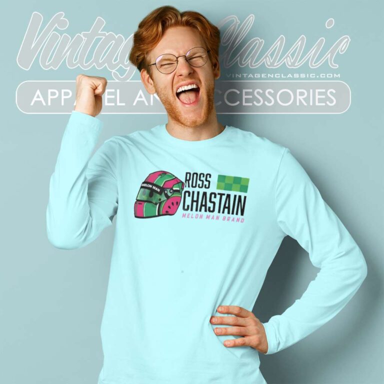 Ross Chastain Watermelon Poster Long Sleeve Tee Ross Chastain Watermelon Poster Long Sleeve Tee