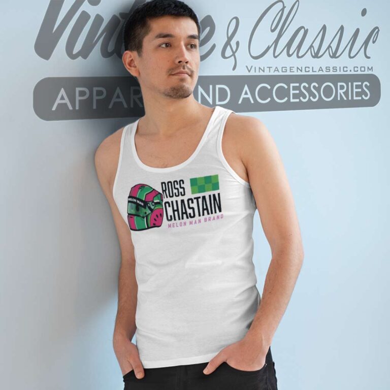 Ross Chastain Watermelon Poster Tank Top Racerback Ross Chastain Watermelon Poster Tank Top Racerback