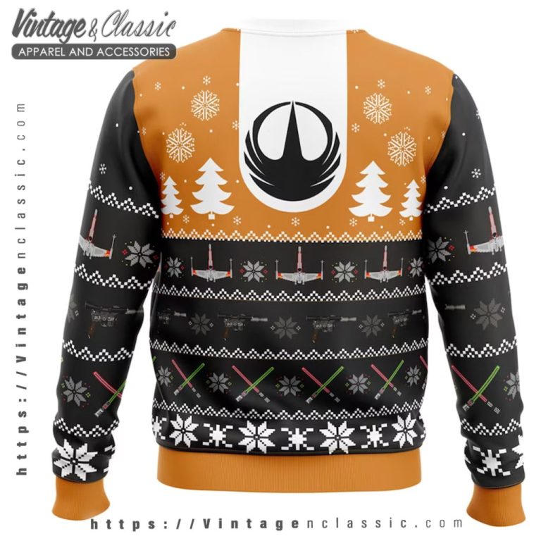 Rouge The Mandalorian Ugly Christmas Sweater back Ugly Sweater Rouge The Mandalorian Ugly Christmas Sweater back Ugly Sweater