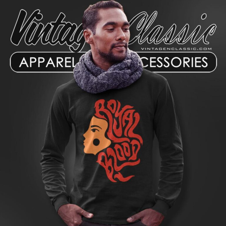 Royal Blood Hair Logo Long Sleeve Tee Royal Blood Hair Logo Long Sleeve Tee