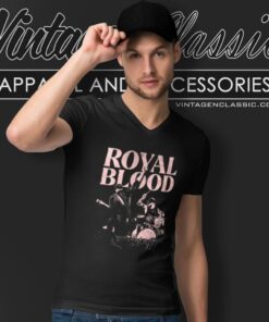 Royal Blood Photo Shirt 5 Royal Blood Photo V Neck TShirt