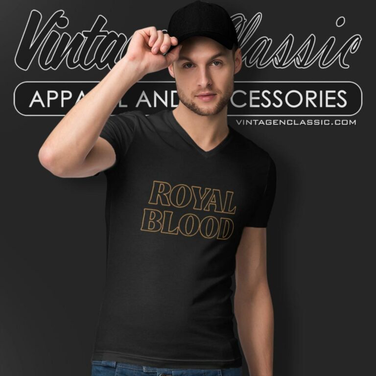 Royal Blood Shirt Back To The Water Below V Neck TShirt Royal Blood Shirt Back To The Water Below V Neck TShirt