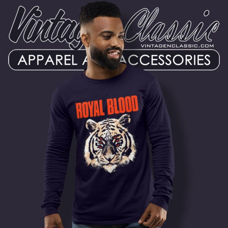 Royal Blood Speckled Tiger Long Sleeve Tee Royal Blood Speckled Tiger Long Sleeve Tee
