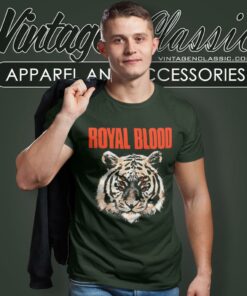 Royal Blood Speckled Tiger Shirt 4 Royal Blood Speckled Tiger T Shirt