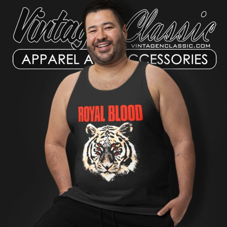 Royal Blood Speckled Tiger Tank Top Racerback Royal Blood Speckled Tiger Tank Top Racerback