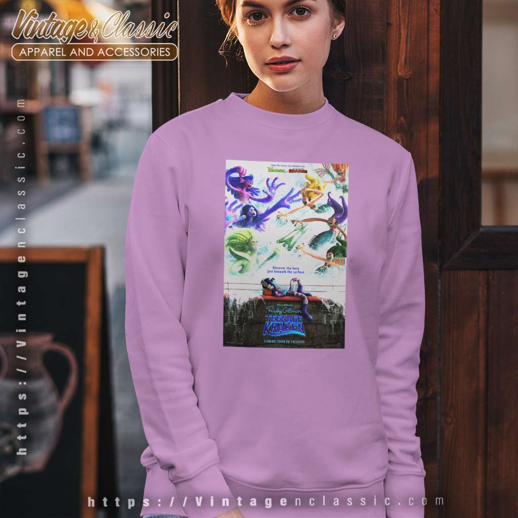 Ruby Gillman Teenage Kraken Poster Shirt Vintagenclassic Tee