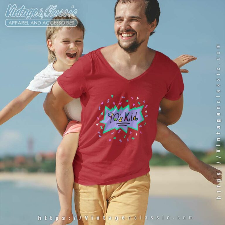 Rugrats 90s Kid V Neck TShirt Rugrats 90s Kid V Neck TShirt