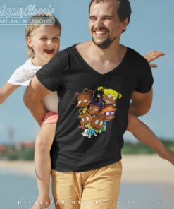 Rugrats All Characters V Neck TShirt