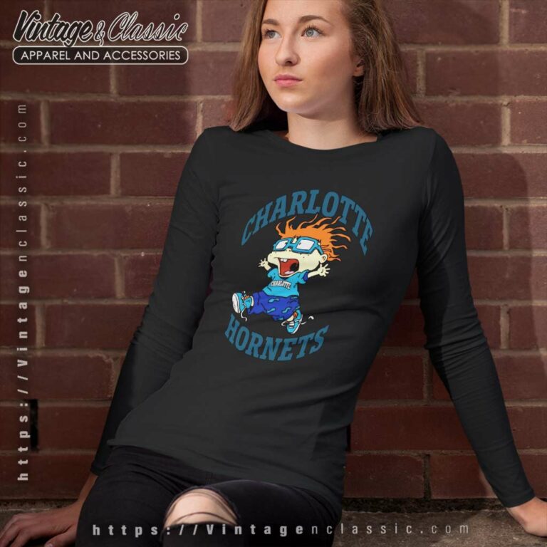 Rugrats Charlotte Hornets Long Sleeve Tee Rugrats Charlotte Hornets Long Sleeve Tee