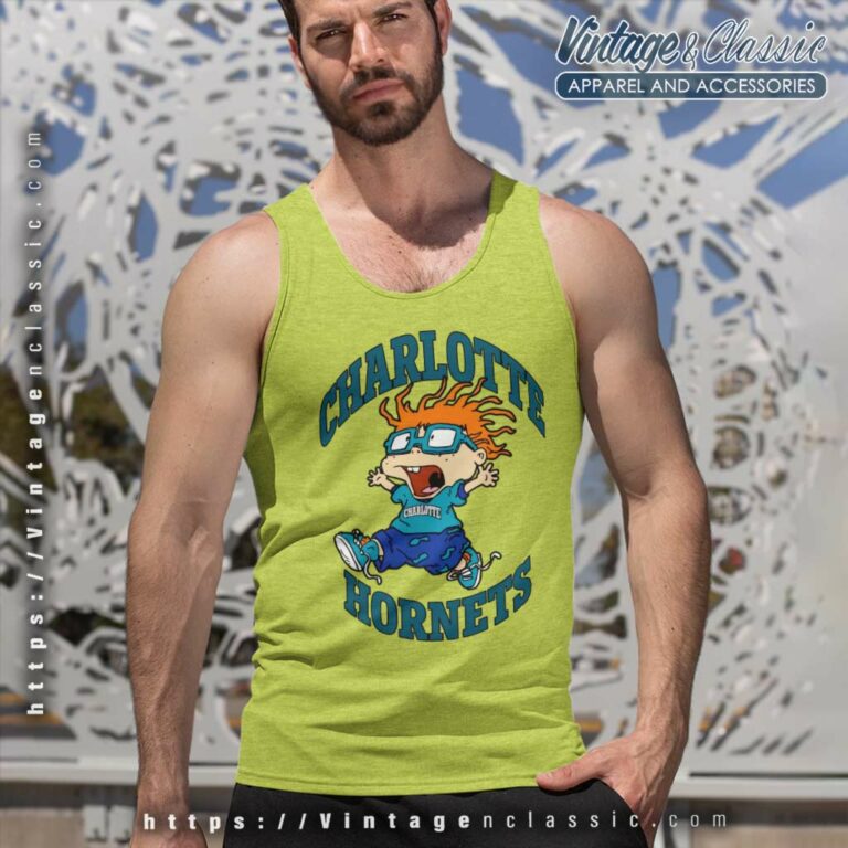 Rugrats Charlotte Hornets Tank Top Racerback Rugrats Charlotte Hornets Tank Top Racerback