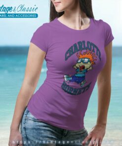 Rugrats Charlotte Hornets Shirt 6 Rugrats Charlotte Hornets Women TShirt