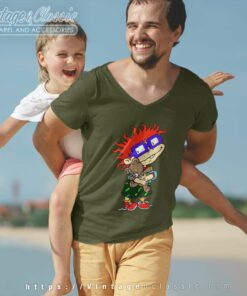 Rugrats Chuckie Finster Shirt 5 Rugrats Chuckie Finster V Neck TShirt