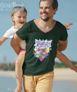 Rugrats Group Shot Shirt 5 Rugrats Group Shot V Neck TShirt