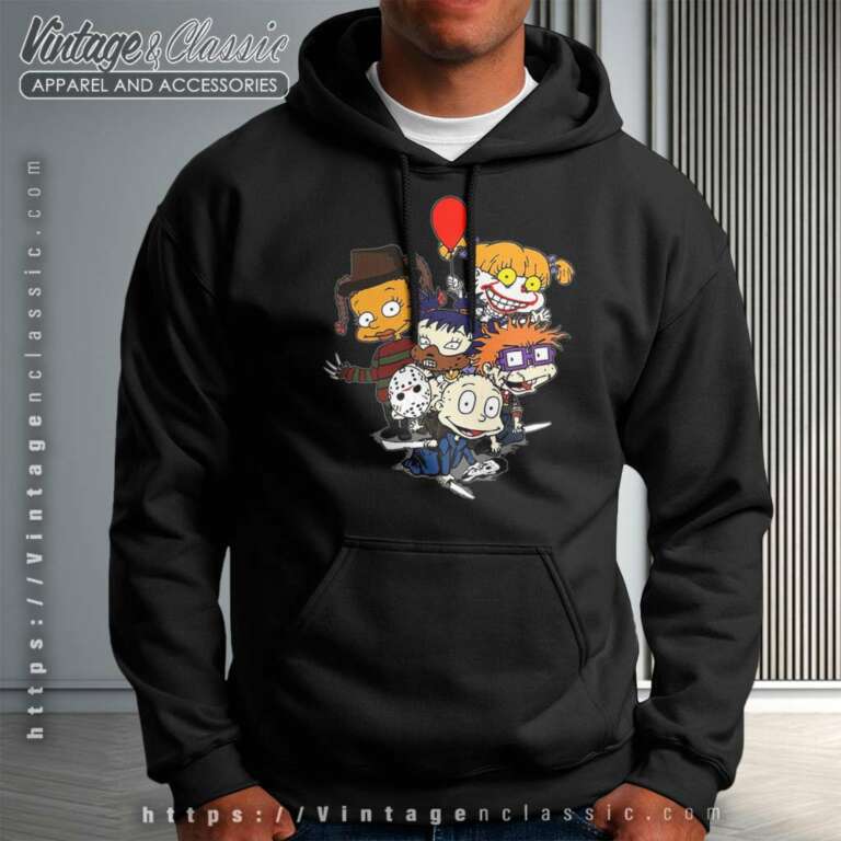 Rugrats Horror Characters Halloween Hoodie Rugrats Horror Characters Halloween Hoodie