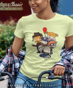Rugrats Horror Characters Halloween Shirt 6 Rugrats Horror Characters Halloween Women TShirt