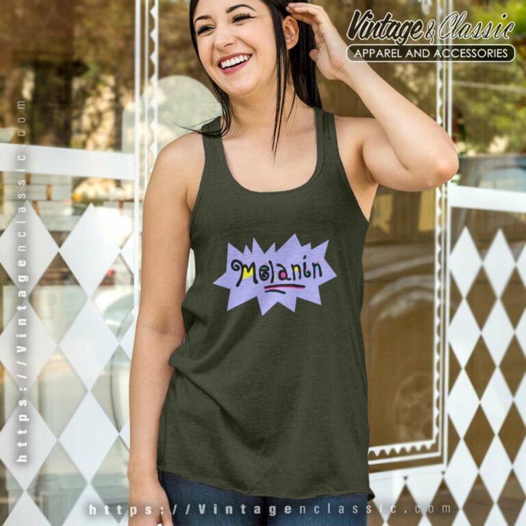 Rugrats Melanin Tank Top Racerback Rugrats Melanin Tank Top Racerback