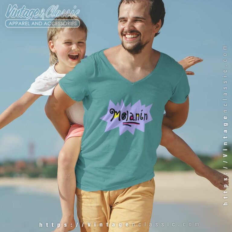Rugrats Melanin V Neck TShirt Rugrats Melanin V Neck TShirt