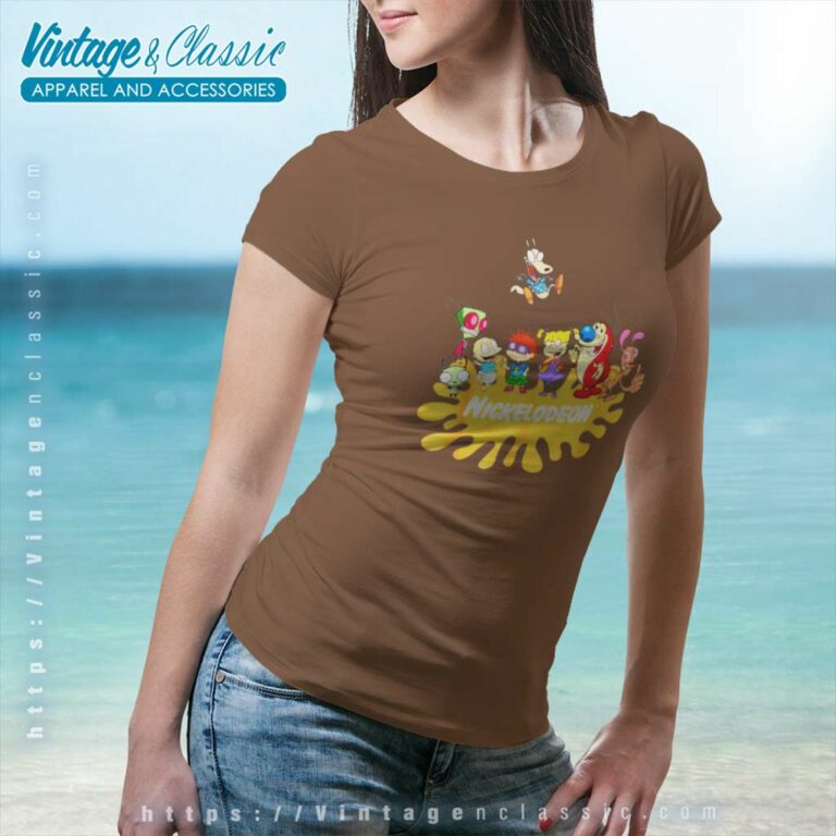 Rugrats Nickelodeon Squad Women TShirt Rugrats Nickelodeon Squad Women TShirt