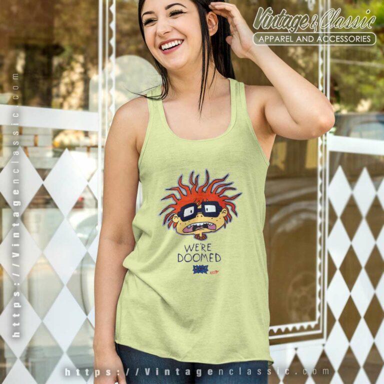 Rugrats Shirt Chuckie We Are Doomed Tank Top Racerback Rugrats Shirt Chuckie We Are Doomed Tank Top Racerback