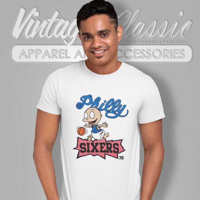 Rugrats Tommy Philadelphia 76ers T Shirt Rugrats Tommy Philadelphia 76ers T Shirt