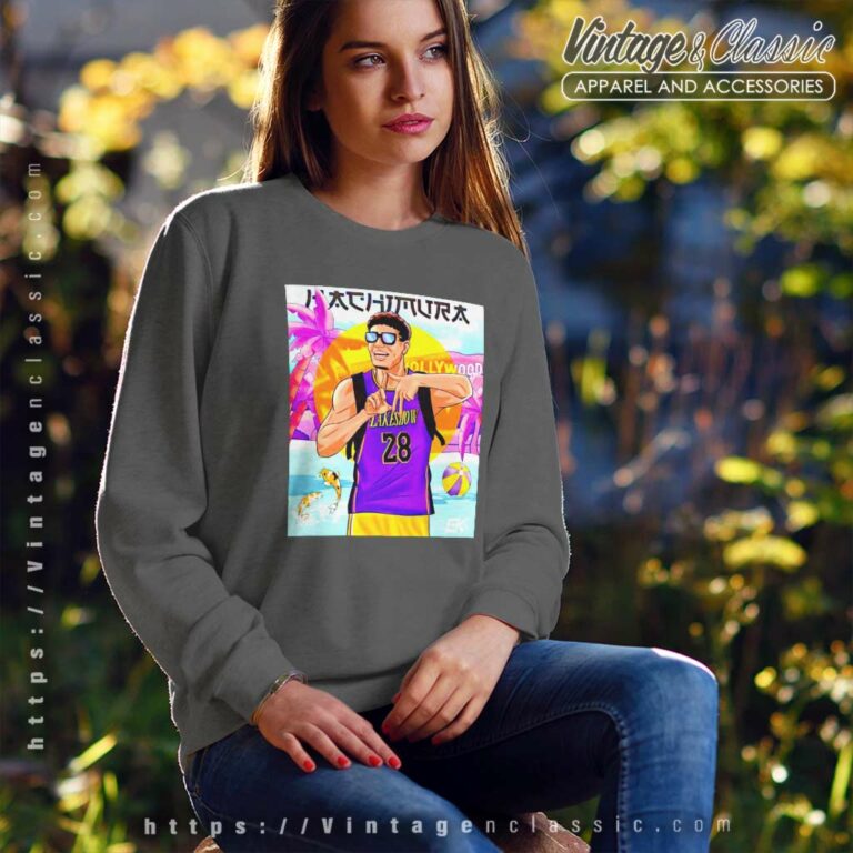 Rui Hachimura Hollywood Here To Stay Sweatshirt Rui Hachimura Hollywood Here To Stay Sweatshirt