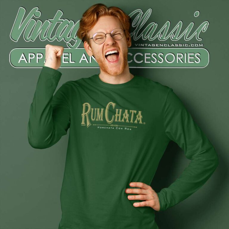 Rum Chata Horchata Con Ron Long Sleeve Tee Rum Chata Horchata Con Ron Long Sleeve Tee