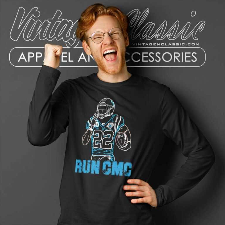 Run Cmc Carolina Panthers Football Art Long Sleeve Tee Run Cmc Carolina Panthers Football Art Long Sleeve Tee