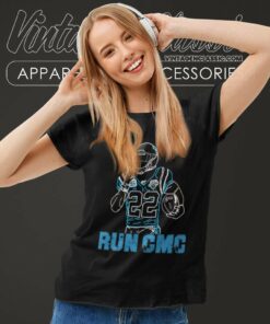 Run Cmc Carolina Panthers Football Art Women TShirt