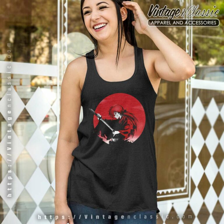 Rurouni Kenshin Himura Tank Top Racerback Rurouni Kenshin Himura Tank Top Racerback