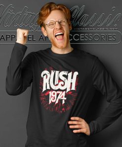 Rush 1974 Logo Progressive Long Sleeve Tee