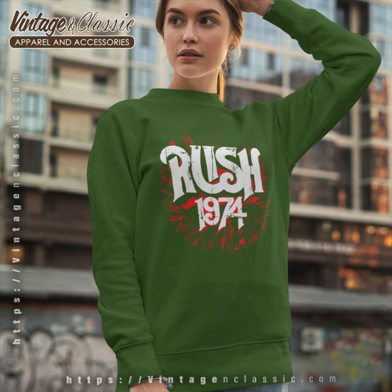 Rush 1974 Logo Progressive Sweatshirt Rush 1974 Logo Progressive Sweatshirt