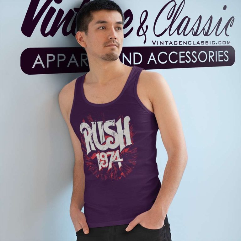 Rush 1974 Logo Progressive Tank Top Racerback Rush 1974 Logo Progressive Tank Top Racerback