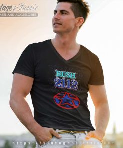 Rush 2112 Redux V Neck TShirt