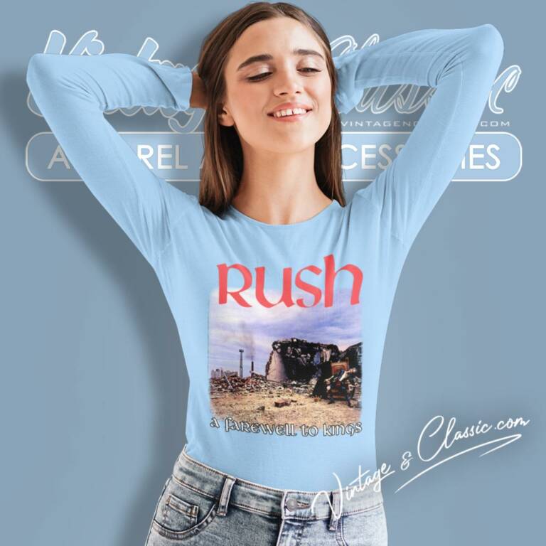 Rush A Farewell To Kings Long Sleeve Tee Rush A Farewell To Kings Long Sleeve Tee