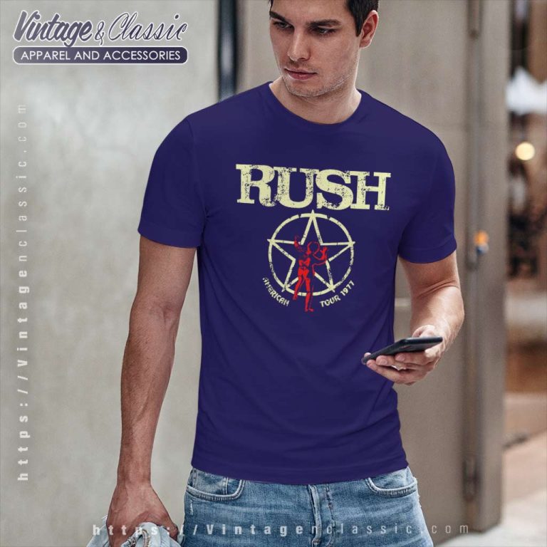 Rush American Tour 1977 T Shirt Rush American Tour 1977 T Shirt