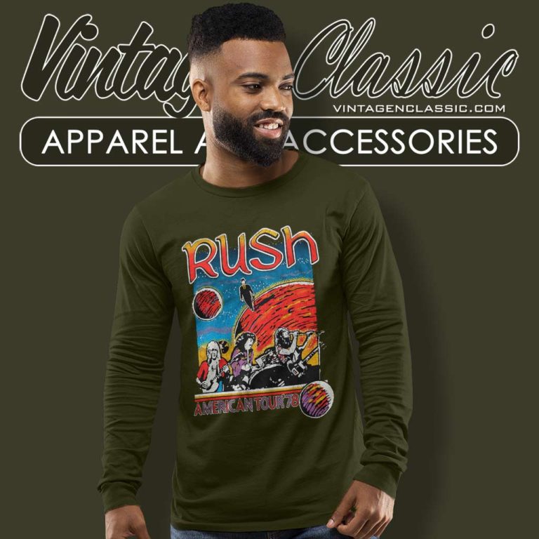 Rush American Tour Long Sleeve Tee Rush American Tour Long Sleeve Tee