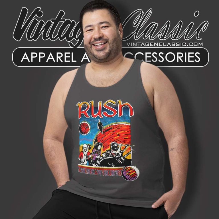 Rush American Tour Tank Top Racerback Rush American Tour Tank Top Racerback
