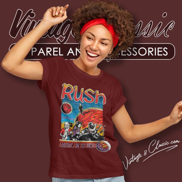 Rush American Tour Women TShirt Rush American Tour Women TShirt
