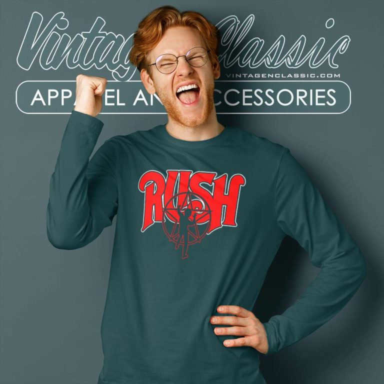 Rush Band Logo Long Sleeve Tee Rush Band Logo Long Sleeve Tee