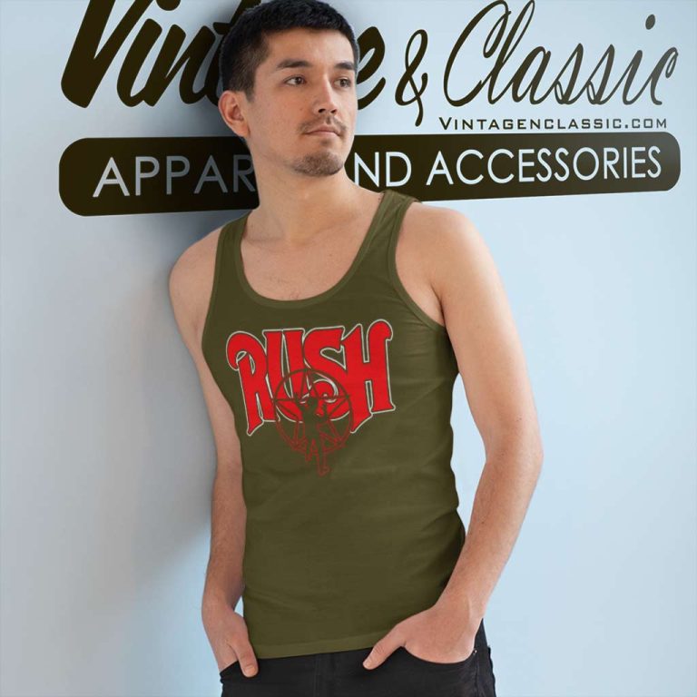 Rush Band Logo Tank Top Racerback Rush Band Logo Tank Top Racerback
