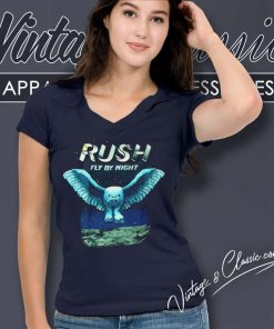 Rush Fly By Night Shirt 6 Rush Fly By Night V Neck TShirt