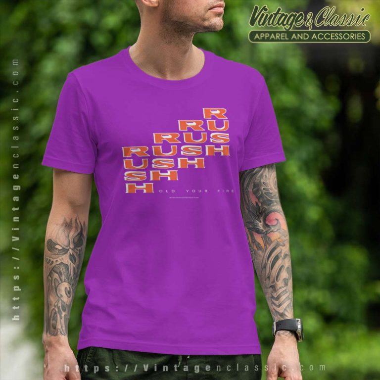 Rush Hold Your Fire T Shirt Rush Hold Your Fire T Shirt